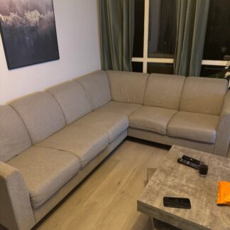 hjørnesofa (Kan snus)